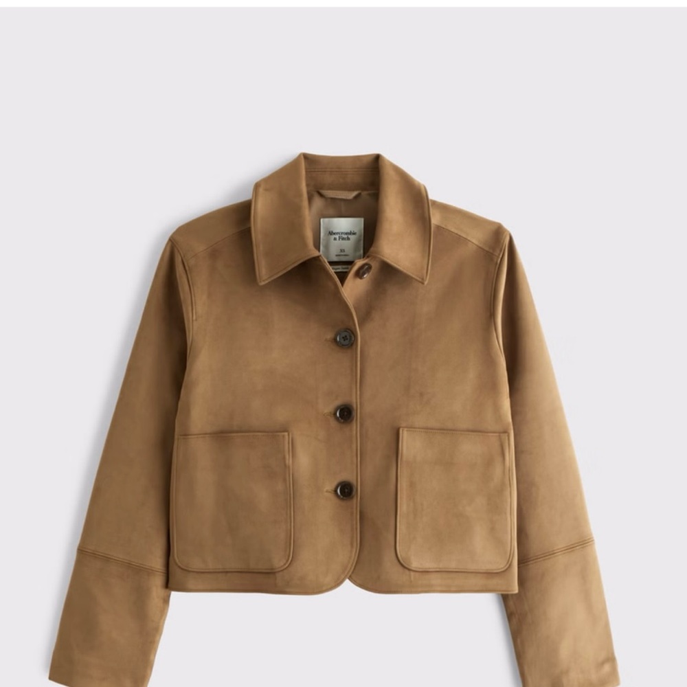 Abercrombie & Fitch Vegan Suede Jacket